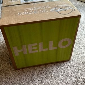 Mystery baby box! Full of little baby toys, some from lovevery